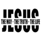 “Jesus-The Way·The Truth·The Life” Kristillinen vinyylitarra autoon