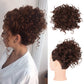 ✨Suosituin tuote✨Lyhyt, kihara hiuslisäke – Chignon, jossa on joustava kiristysnauha
