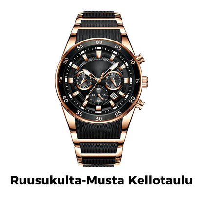 🎁Miesten Vedenpitävä Monitoiminen Kvartsikello