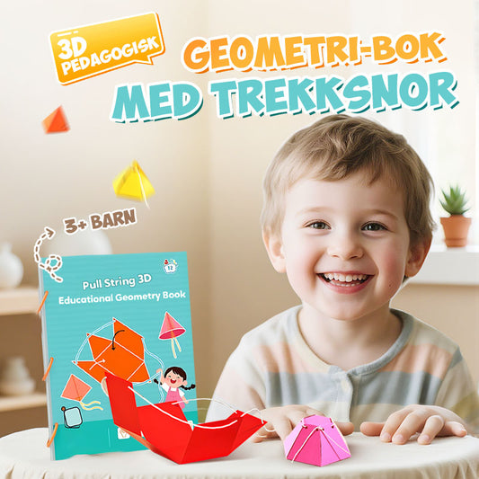 🔥Nye oppgraderinger👶✨Lærebok om 3D-geometri i snor