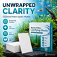 🐠 BUY 1 GET 1 FREE! ✨ AQUARIUM CLARIFYING SHEETS - Crystal Clear Water in 24 Hours, Removes Odors and Impurities, Safe for All Fish and Plants 🌿🔮