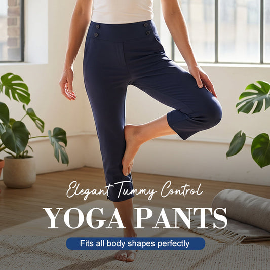 🌺Kesän kuuma tarjous: 65 %:n alennus👖✨Tyylikkäät vatsaa muotoilevat joogahousut
