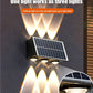 Solarbetriebene Wandlampe