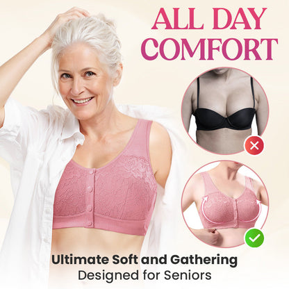 ⏳Ajallisesti rajoitettu 50 %:n alennus⏰Mukava, langaton, vartaloa muotoileva, edestä kiinnitettävä rintaliivi👙