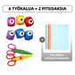 Tee-se-itse-paperirei'ityssarja lapsille – Luo hauskoja muotoja (tähdet/sydämet/eläimet) askarteluun ja muistikirjoihin