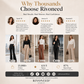 Women's High-Waist Flared Trousers