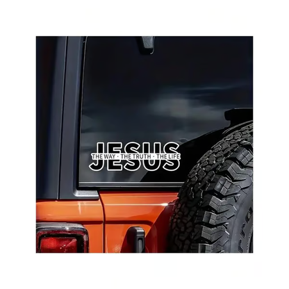“Jesus-The Way·The Truth·The Life” Kristillinen vinyylitarra autoon