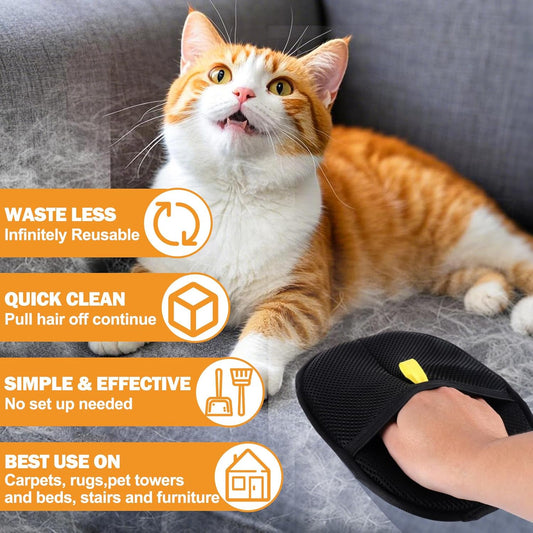 🎁KJØP 1 FÅ 1 GRATIS🔥Hansker for hårfjerning av dyr🐱🐕