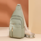 🔥Ryddesalg🔥Dames moteriktig uformell ensfarget crossbody-veske(Jo mer du kjøper, jo høyere rabatt)