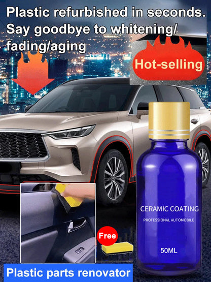 💖HOT SALE 49% OFF💖【Instant Renewal】Auton sisätilojen nahka- ja muovipintojen kunnostusaine