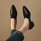 ⏳ Begrenset tid 50% avslag! 💥Vintage-inspirerte slip-on-sko for damer med spiss tå(Jo mer du kjøper, jo høyere rabatt)