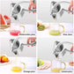 ⚡【Ruostumattomasta teräksestä valmistettu mehustin】Tee ”vitamiinitornado” 30 sekunnissa! 🍹