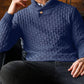 ⏳Time-Limited Special⏰Men’s Textured Stand Collar Pullover Sweater