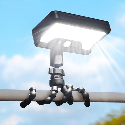 🔥Ryddesalg🔥Solcellelampe med sensor – avtakbar, bærbar og dobbel lading via USB-C(Jo mer du kjøper, jo høyere rabatt)