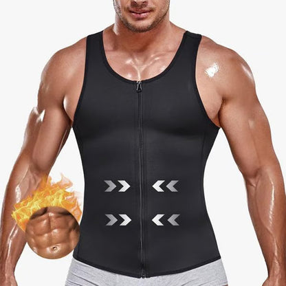🔥 Varmt salg 🔥 Høyest (50% avslag)Herre midjetrener med glidelås og trimmervest