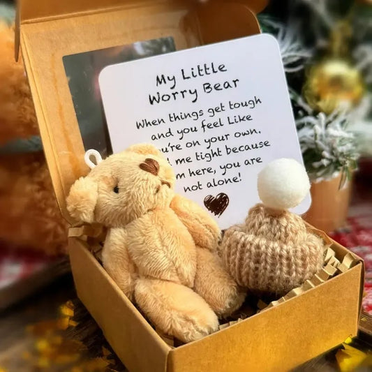 Mini Plysjbamse i Eske