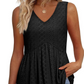 🍃Women’s Casual V-Neck Floral Ruffles Sleeveless Top