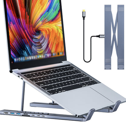 💥Ajankohtainen tarjous – USB-C-telakointiasema ja kannettavan tietokoneen teline, 4K HDM