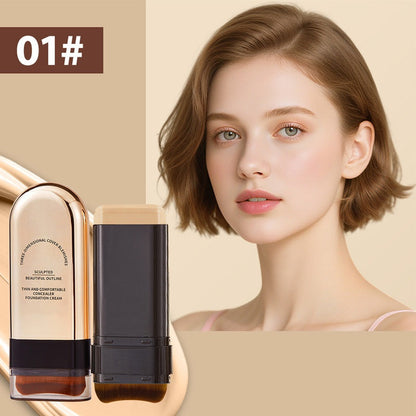 ✨Osta 2, saat 1 ilmaiseksi✨Kosteuttava kevyt meikkivoidepuikko siveltimell