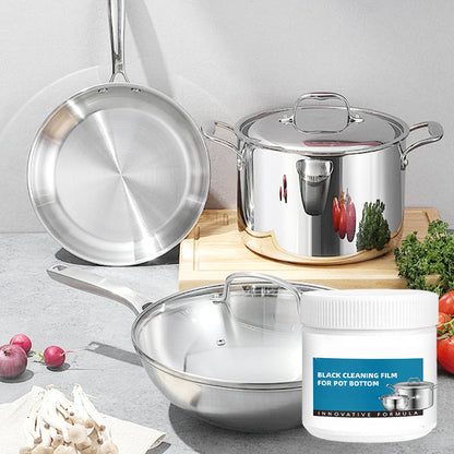 Tehokas palaneiden pintojen puhdistuspasta keittiöastioille