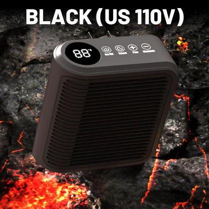 800W Wall Outlet Space Lämmitin, jossa on säädettävä termostaatti ja ajasti