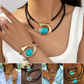 Vintage Boho kaulakoru & rannekoru sett