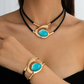 Vintage Boho kaulakoru & rannekoru sett