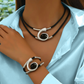 Vintage Boho kaulakoru & rannekoru sett