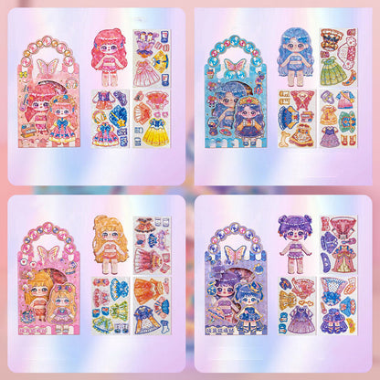 Magneettiset puettavat nuket lapsille