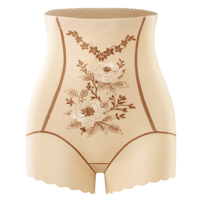 🌸Naisten herkät brodeeratut korkeavyötäröiset vatsaa muotoilevat shortsit