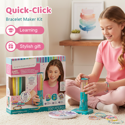🎁Lahjaidea Kuuma tarjous 50 % ALENNUS🔥Quick-Click-rannekorunvalmistussarj