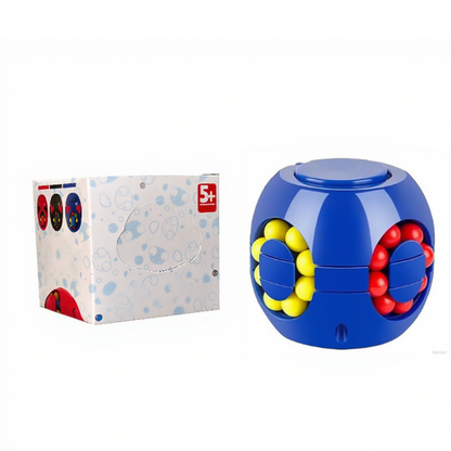 Pyörivä taikakuutio palloilla – Stressiä lievittävä pulmapel