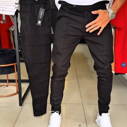 🎄🎁 Joulun erikoistarjous: 50 % alennus 💥 Miesten slim fit -housut, säädettävä vyötär