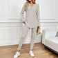 🎁2026 New Arrivals 50% OFF💥Two-Piece Casual V-Neck Top & Pants Set👚