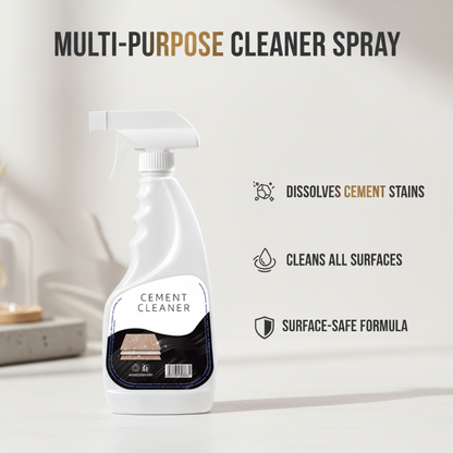Monikäyttöinen sementin ja tahrojen poistospray