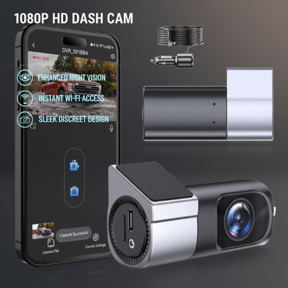 1080P HD Kojelautakamera Wi-Fi- ja pimeänäkötoiminnolla