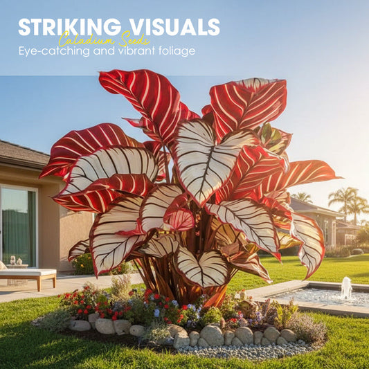 100 Caladium-siemeniä sisä- ja ulkokäyttöön