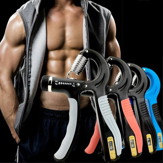 💪 Säädettävä Laskuriotevoimaharjoitin – 5 Vastusastetta, LCD-laskuri & Kannettava Muotoilu 🔋