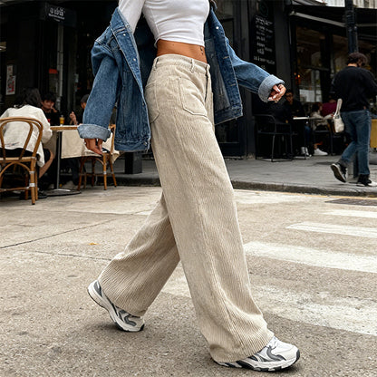 📢📢60%  OFF !! ⏰Women's Casual Loose-Fit High-Waisted Pants💕