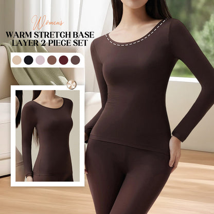 Women's Warm Stretch Base Layer 2-Piece Set