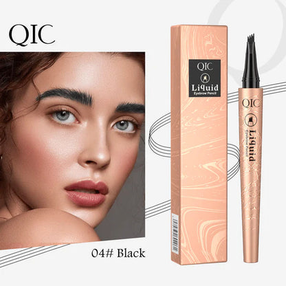 ✏️ OSTA 1 SAAT 1 ILMAISEKSI! ✨ 3D Microblading kulmakarvakynä – 4-piikkinen kärki, vedenpitävä ja luonnollinen karvamainen vedot 🖌️