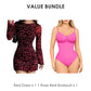 Naisten leopardikuvioinen bodycon-minimekk
