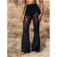 👖51 % ALENNUS!🌞Elegantit pitsiset leveälahkeiset housut korkealla vyötäröll