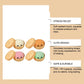 Söpö dumpling-muotoinen puristuslelu