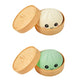 Söpö dumpling-muotoinen puristuslelu