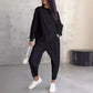 ⏳Limited-time 50% off⏰Women Long-Sleeve Irregular Hem Sweatshirts & Pants Set👚👖