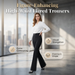 Women's High-Waist Flared Trousers