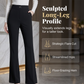 Women's High-Waist Flared Trousers