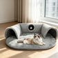 Plush 2-in-1 Cat Tunnel Bed