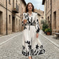 Women's Elegant Floral Printed Maxi Dress